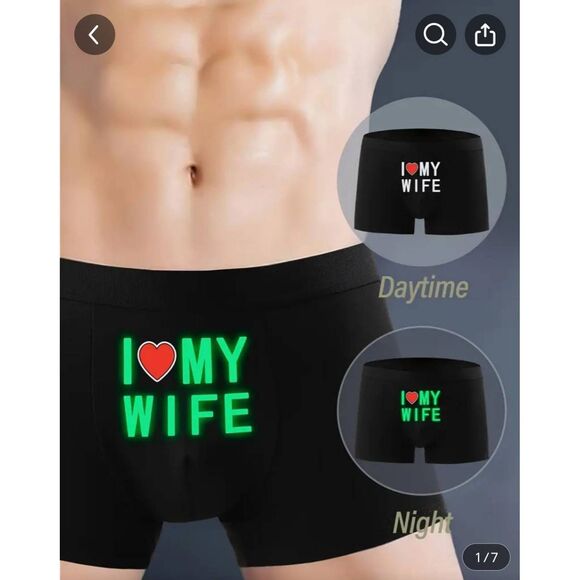 Mens one piece glow in the dark boxer briefs - Picture 1 of 1